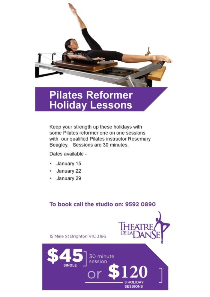 TDLD Pilates_Holiday sessions 2019