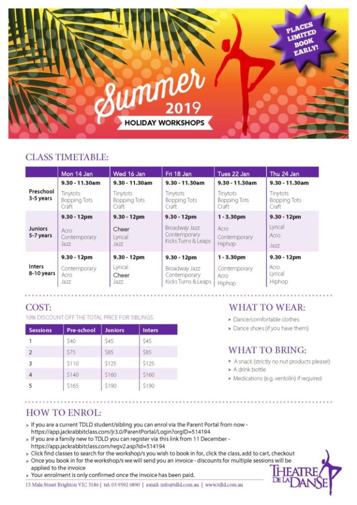 TDLD_Summer workshops_2019