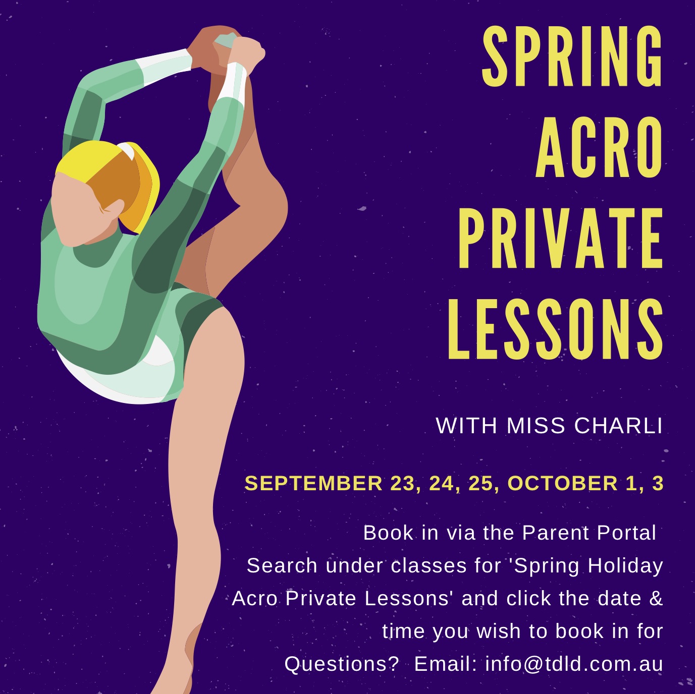 Spring Acro Private Lessons 2019